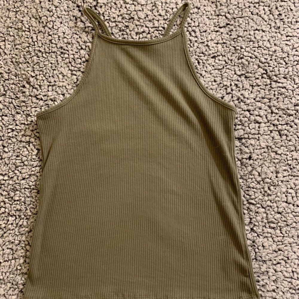 Green tank top